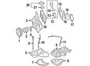 Mercedes Engine Oil Dipstick Tube - Genuine Mercedes 2720101666