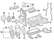 Mercedes Engine Oil Filter Gasket - Genuine Mercedes 0299975448