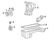 Mercedes Engine Oil Pan - Genuine Mercedes 6060100513