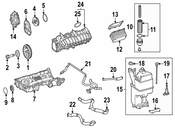 Mercedes Engine Oil Pan O-Ring - Genuine Mercedes 0069940340