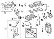 Mercedes Engine Timing Cover Gasket - Genuine Mercedes 6510961480