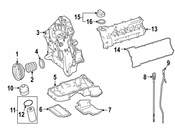 Mercedes Engine Timing Cover Gasket - Genuine Mercedes 0149971746