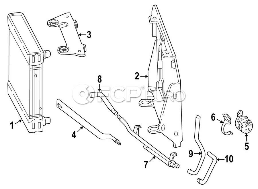 Mercedes Engine Water Pump Bracket - Genuine Mercedes 4635006331 | FCP Euro