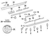 Mercedes Fender Emblem - Genuine Mercedes 4638172800