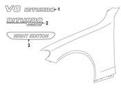 Mercedes Fender Emblem - Genuine Mercedes 2178172800