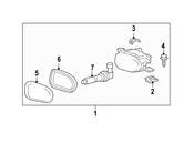 Mercedes Fog Light - Genuine Mercedes 2118201156