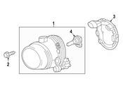 Mercedes Fog Light Bracket - Genuine Mercedes 1568850314