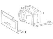 Mercedes Fog Light Bracket - Genuine Mercedes WA1708850114