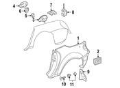 Mercedes Fuel Door Latch - Genuine Mercedes 1716390014