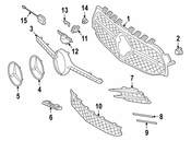Mercedes Grille - Genuine Mercedes 177885850064