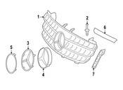 Mercedes Grille - Genuine Mercedes 16488014859776