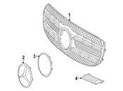 Mercedes Grille Emblem - Genuine Mercedes 1678174000