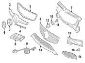 Mercedes Grille Emblem - Genuine Mercedes 2188174100