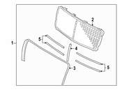 Mercedes Grille Molding - Genuine Mercedes 2028880197