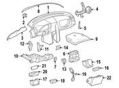 Mercedes Ignition Lock Escutcheon - Genuine Mercedes 2026890880