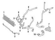 Mercedes Inverter Coolant Pump Bracket - Genuine Mercedes 2535012120