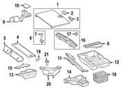 Mercedes Liftgate Trim Scuff Plate - Genuine Mercedes 2046905100649051