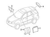 Mercedes Parking Aid Control Module - Genuine Mercedes 1649005000