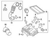Mercedes PCV Valve Hose - Genuine Mercedes 0000160030