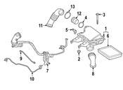 Mercedes PCV Valve Hose - Genuine Mercedes 2740186501
