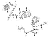 Mercedes Power Steering Pressure Hose Spacer - Genuine Mercedes 1039910340