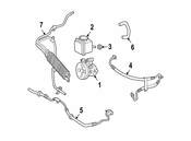 Mercedes Power Steering Pump - Genuine Mercedes 004466810180