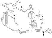 Mercedes Power Steering Pump - Genuine Mercedes 004466940187