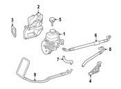 Mercedes Power Steering Pump Bracket - Genuine Mercedes 1111310141