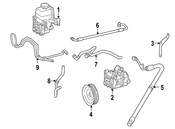 Mercedes Power Steering Pump Bracket - Genuine Mercedes 6062360230