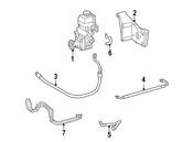 Mercedes Power Steering Pump Bracket - Genuine Mercedes 1192363030