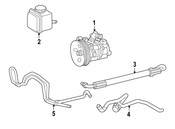 Mercedes Power Steering Return Hose - Genuine Mercedes 2109972382