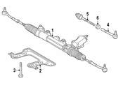 Mercedes Rack and Pinion Assembly - Genuine Mercedes 220460150080