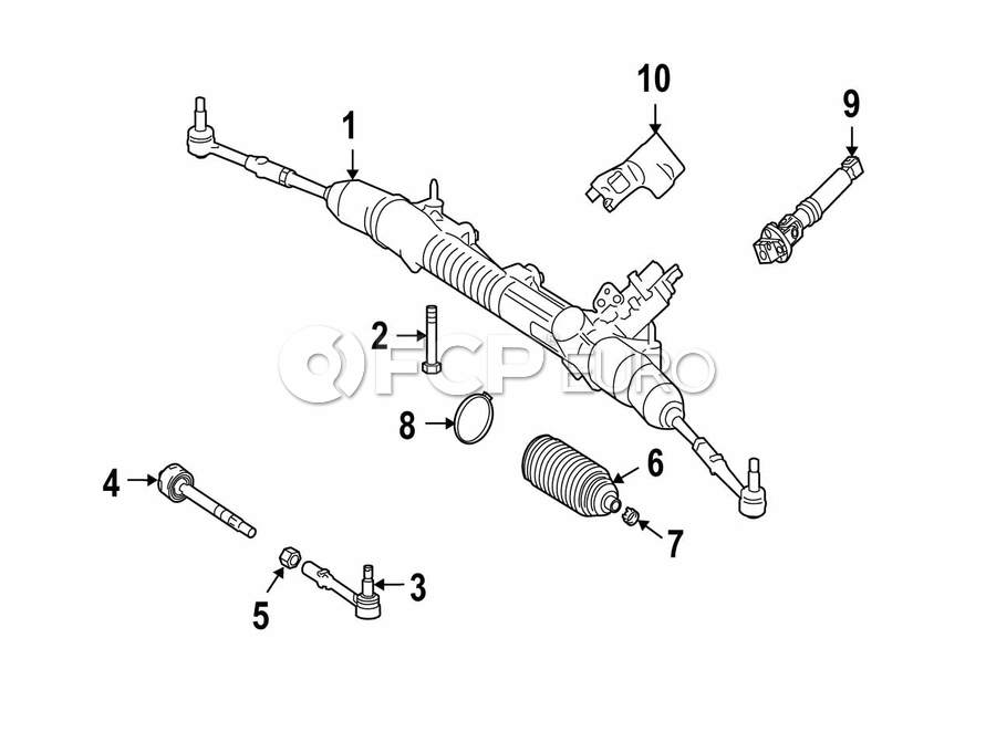 Mercedes Rack and Pinion Assembly - Genuine Mercedes 2214600900 | FCP Euro