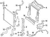 Mercedes Radiator Coolant Hose - Genuine Mercedes 2535011700