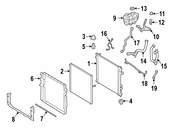 Mercedes Radiator Coolant Hose - Genuine Mercedes 4635007500
