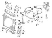 Mercedes Radiator Support Air Deflector - Genuine Mercedes 2305052230
