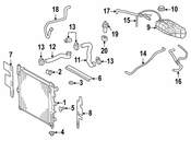 Mercedes Radiator Support Air Duct - Genuine Mercedes 1635050330