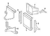 Mercedes Radiator Support Air Duct - Genuine Mercedes 2315050630
