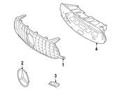 Mercedes Radiator Support Air Duct - Genuine Mercedes 2905051300