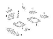 Mercedes Radiator Support Splash Shield - Genuine Mercedes 2205245530