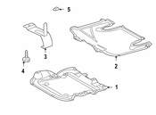 Mercedes Radiator Support Splash Shield - Genuine Mercedes 2035243830