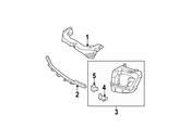 Mercedes Radiator Support Tie Bar - Genuine Mercedes 1636200032
