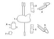 Mercedes Radio Antenna Assembly - Genuine Mercedes 2048208175649051