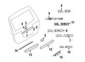 Mercedes Rear Body Panel Trim Panel - Genuine Mercedes 16374806209999