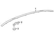 Mercedes Roof Molding - Genuine Mercedes 223690330264