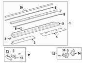 Mercedes Running Board Mounting Bracket - Genuine Mercedes 4635230200