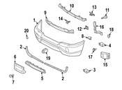 Mercedes Spoiler Clip - Genuine Mercedes 0069887778