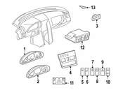 Mercedes Stability Control Switch - Genuine Mercedes 1408214651