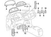 Mercedes Stability Control Switch - Genuine Mercedes 1638202710