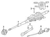 Mercedes Steering Column - Genuine Mercedes 2134604602